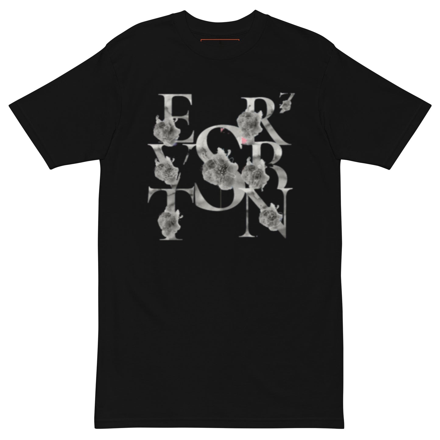 Black and Platinum Heavyweight Tee
