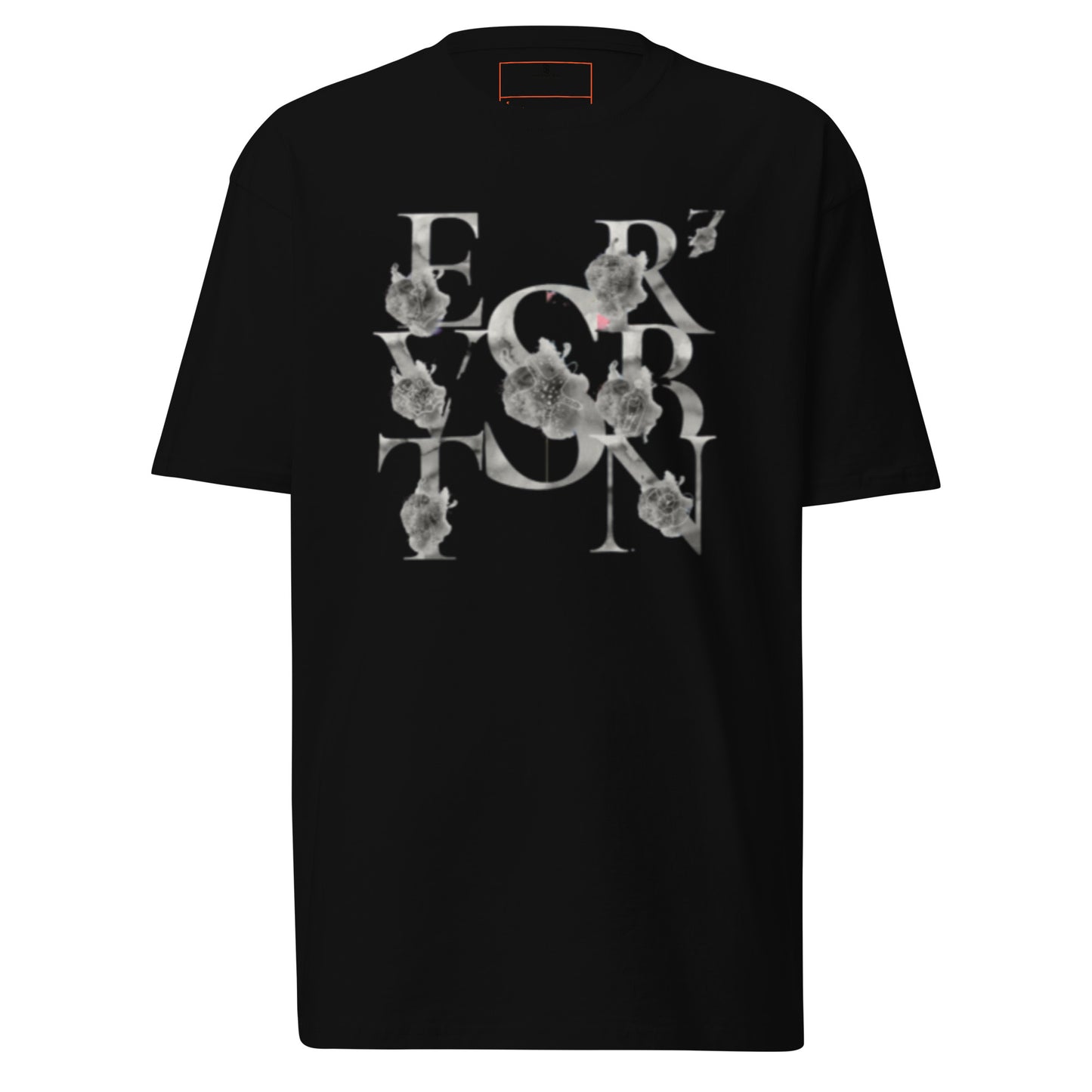 Black and Platinum Heavyweight Tee