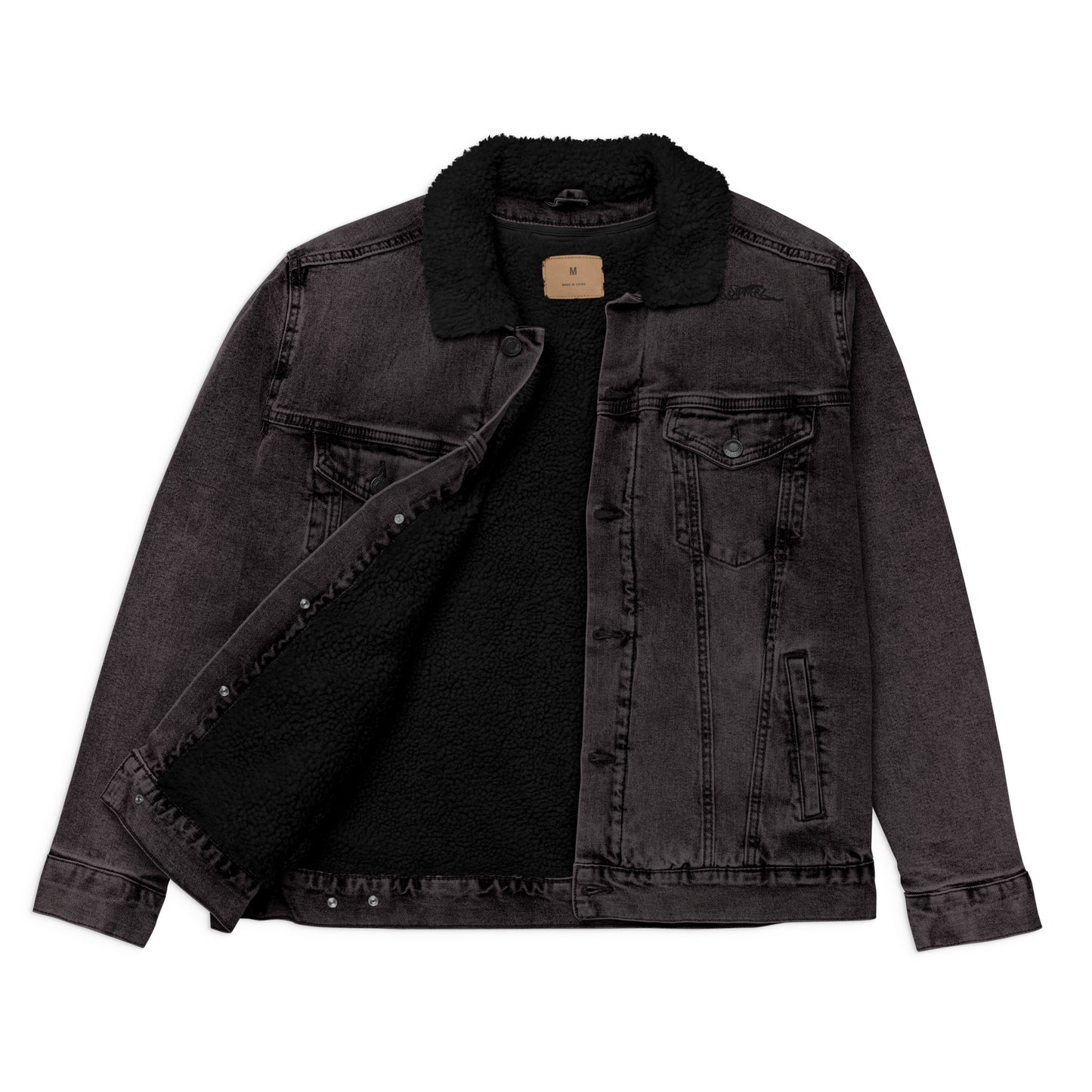 Respect My Narrative Denim Sherpa Jacket