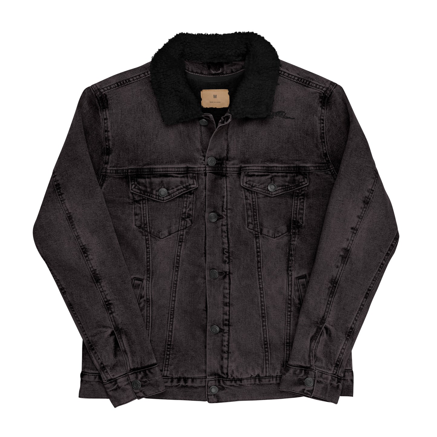 Respect My Narrative Denim Sherpa Jacket