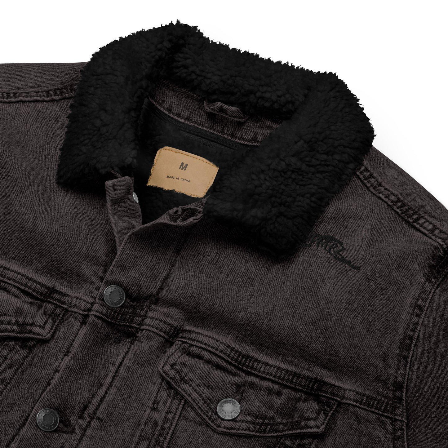 Respect My Narrative Denim Sherpa Jacket